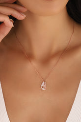 Rabia Sign Silver Necklace